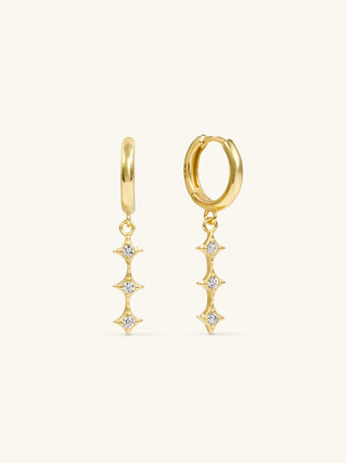 STAR BAR DANGLE DROP HUGGIES
