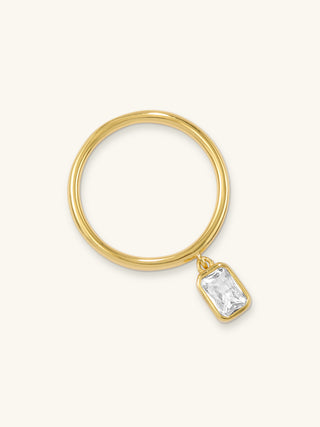 BAGUETTE CHARM RING
