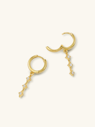STAR BAR DANGLE DROP HUGGIES
