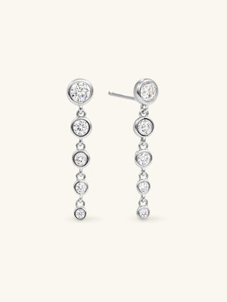 BEZEL DROP EARRINGS
