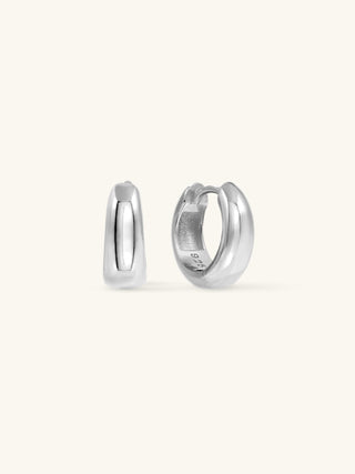 CHUNKY DOME MEDIUM HOOPS
