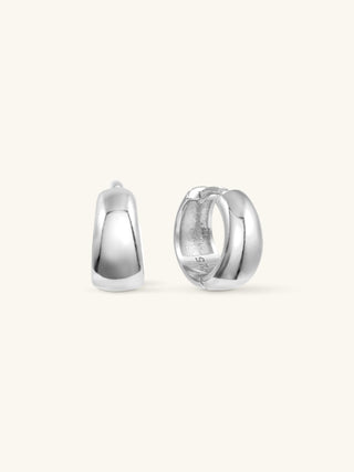 CHUNKY DOME SMALL HOOPS
