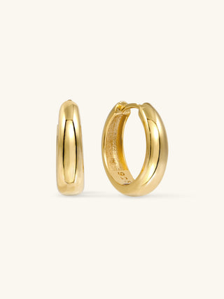 CHUNKY DOME LARGE HOOPS
