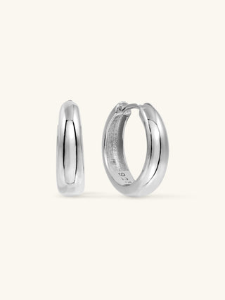 CHUNKY DOME LARGE HOOPS
