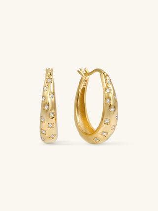 COSMIC DOME LARGE HOOPS
