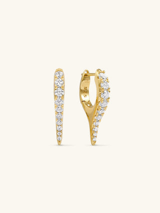 DEVON POINTY HOOPS
