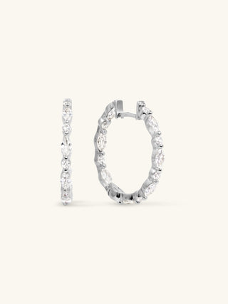 MARQUISE MEDIUM HOOPS
