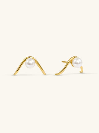 PEARL WAVE STUDS
