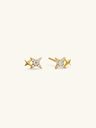 TWO STAR STUDS
