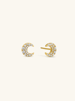 CRESCENT MOON STUDS
