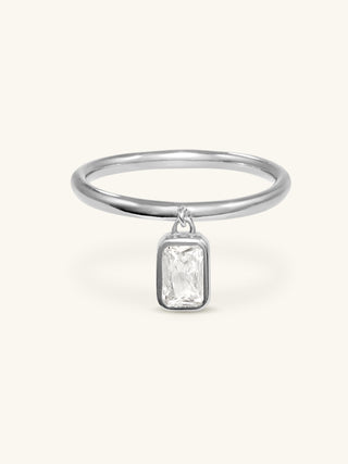 BAGUETTE CHARM RING
