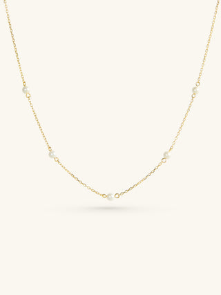 FLOATING PEARLS NECKLACE
