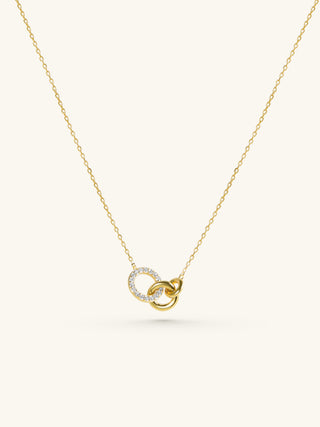 ODETTE PAVÉ LINKED NECKLACE
