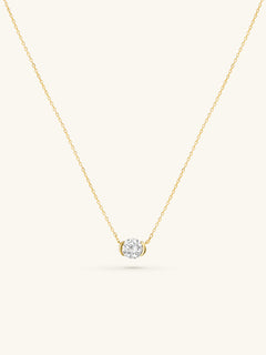 OVAL SOLITAIRE NECKLACE