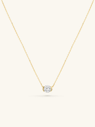 OVAL SOLITAIRE NECKLACE
