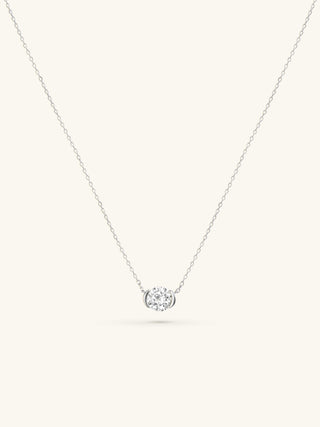OVAL SOLITAIRE NECKLACE
