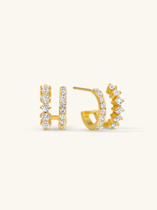 ESTHER 2 LINE HOOPS
