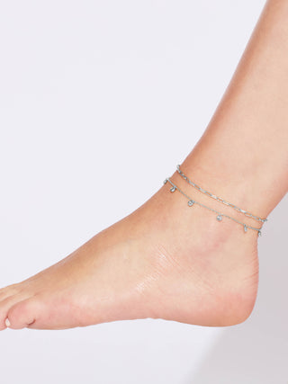 BEZEL CHARMS BRACELET / ANKLET
