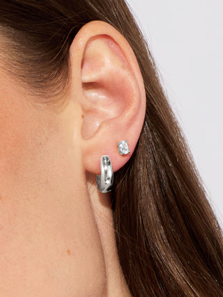 CHUNKY DOME MEDIUM HOOPS
