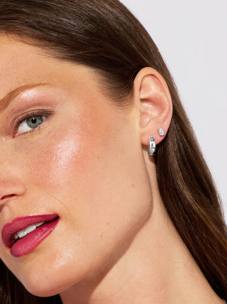CHUNKY DOME MEDIUM HOOPS
