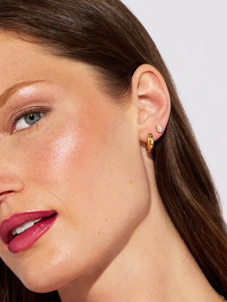 CHUNKY DOME MEDIUM HOOPS
