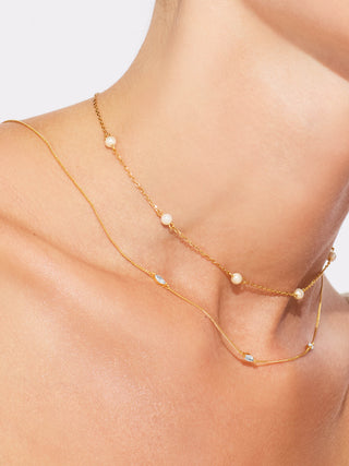 FLOATING PEARLS NECKLACE
