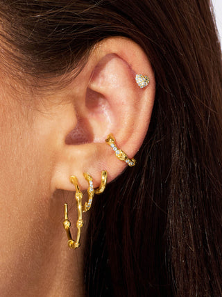 LOVE KNOT LARGE HOOPS

