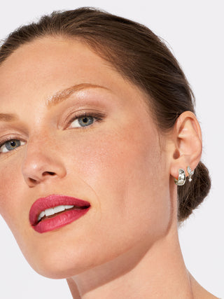 MARQUISE FLOWER DROP STUDS
