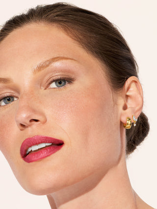 MARQUISE FLOWER DROP STUDS
