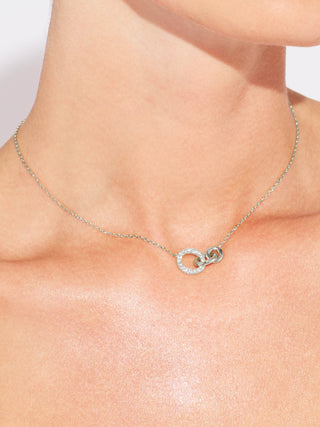 ODETTE PAVÉ LINKED NECKLACE
