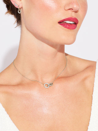 ODETTE PAVÉ LINKED NECKLACE
