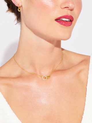ODETTE PAVÉ LINKED NECKLACE
