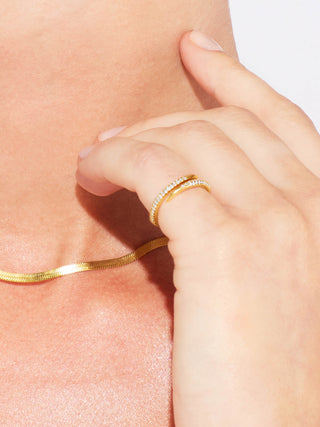 PAVÉ WRAP RING
