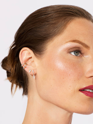 PEARL AND DIAMOND STUDS
