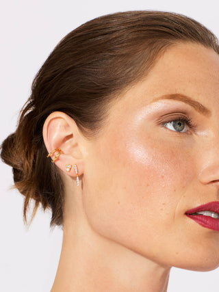 PEARL AND DIAMOND STUDS
