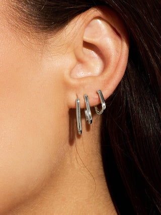RECTANGLE MEDIUM HOOPS
