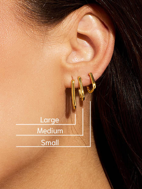 RECTANGLE LARGE HOOPS