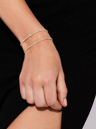 TENNIS 2MM CHAIN BRACELET

