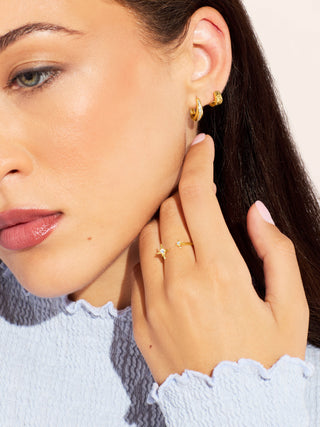 VERA TAPERED SMALL HOOPS
