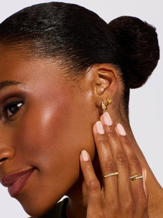 VERA TAPERED SMALL HOOPS
